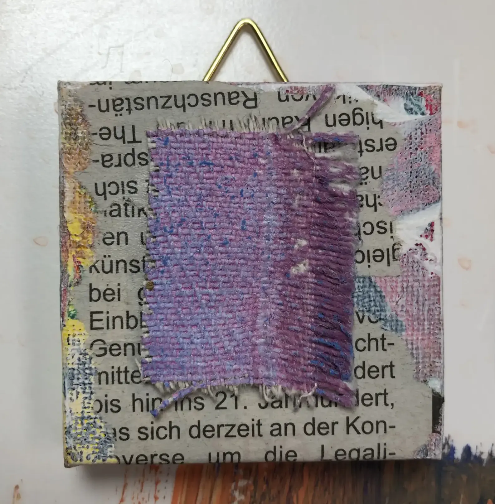 Mini-Kunstwerk aus dem Kunstautomaten