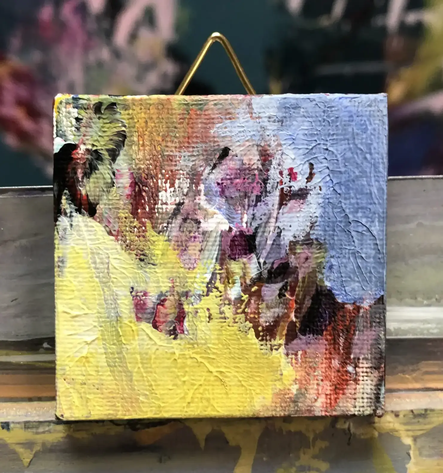 Kunstschachtel mit Mini-Kunstwerk